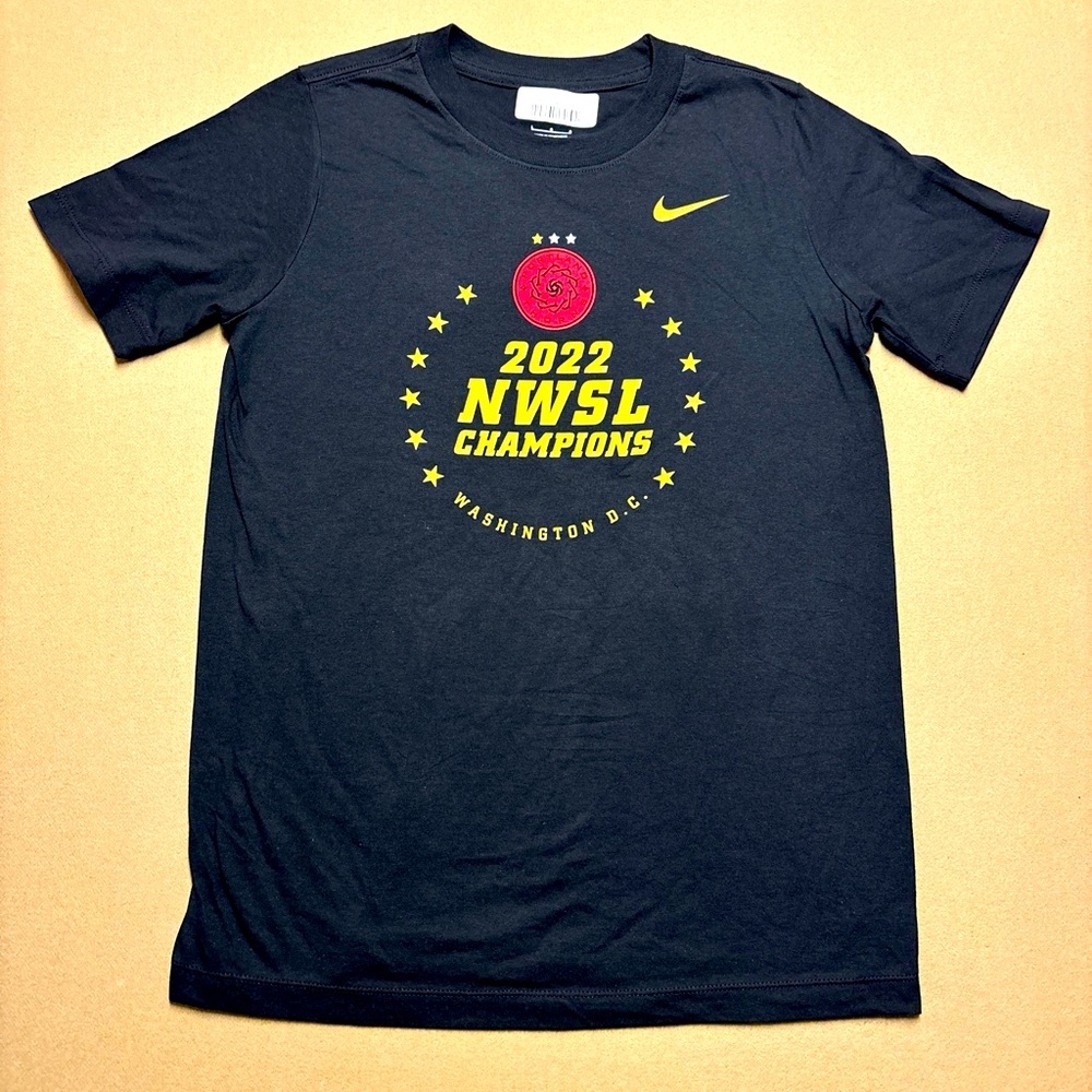 New 2022 NWSL Champions Portland Thorns Adult medium Nike Tee Soccer Football